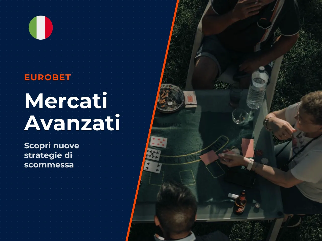 Altri mercati popolari su Eurobet. Oltre ai classici 1X2 e Over/Under, Eurobet propone una griglia di mercati avanzati che vale la pena conoscere: