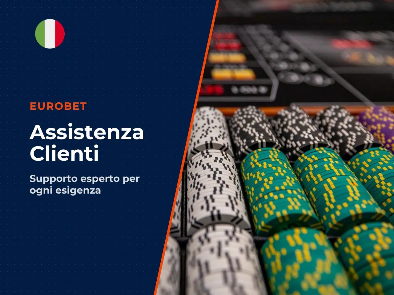 Assistenza clienti e supporto Eurobet. In caso di problemi con le giocate, i pagamenti o il conto, Eurobet offre un servizio di supporto clienti raggiungibile attraverso diversi canali:
