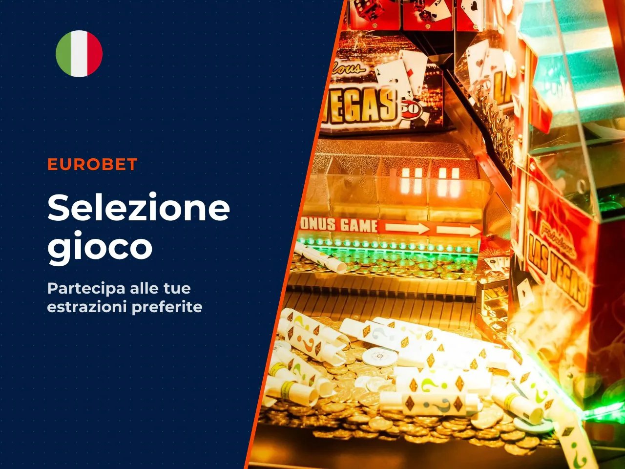 Selezione del gioco e conferma della partecipazione