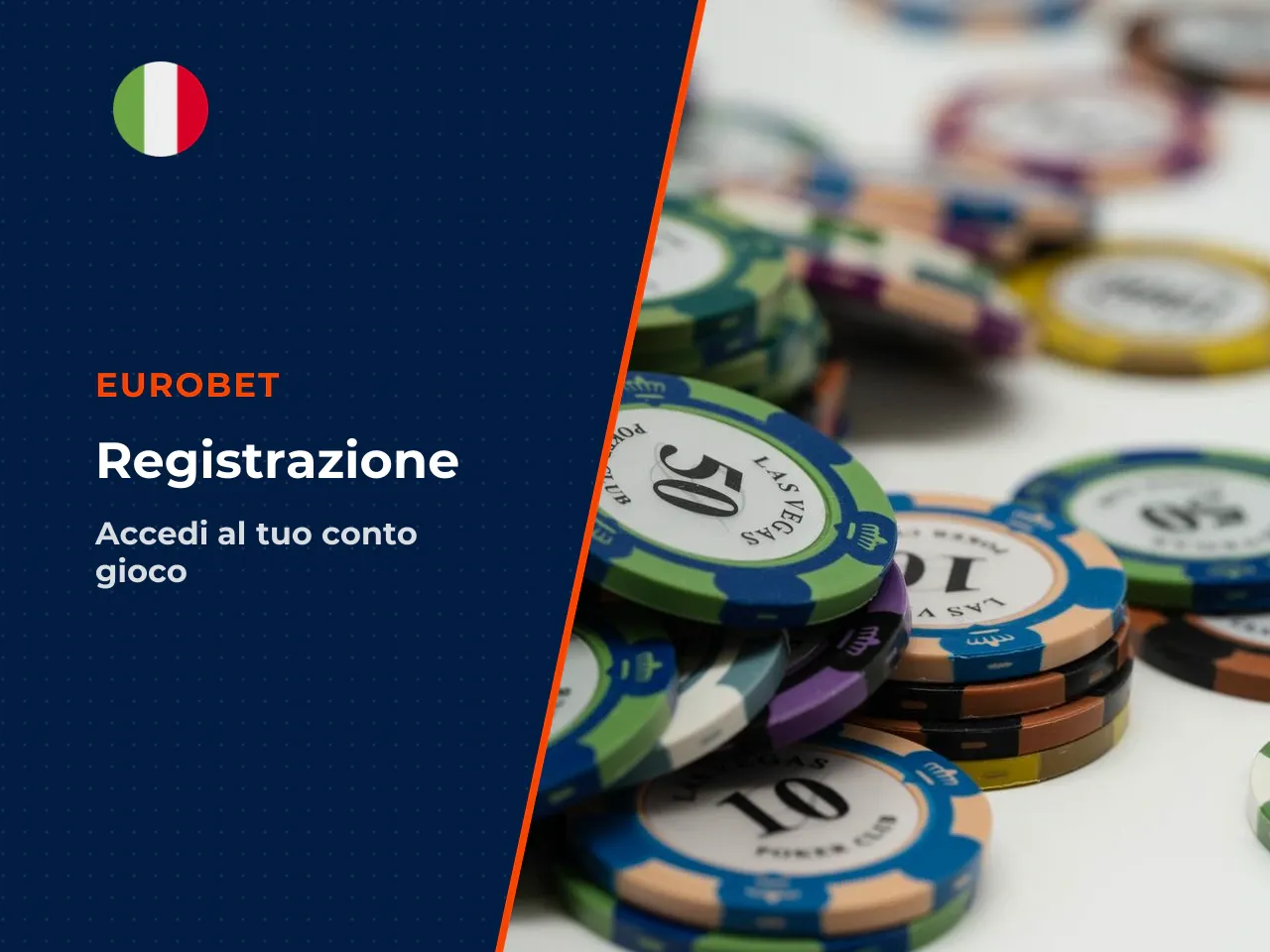 Registrazione, login e accesso all'area casino