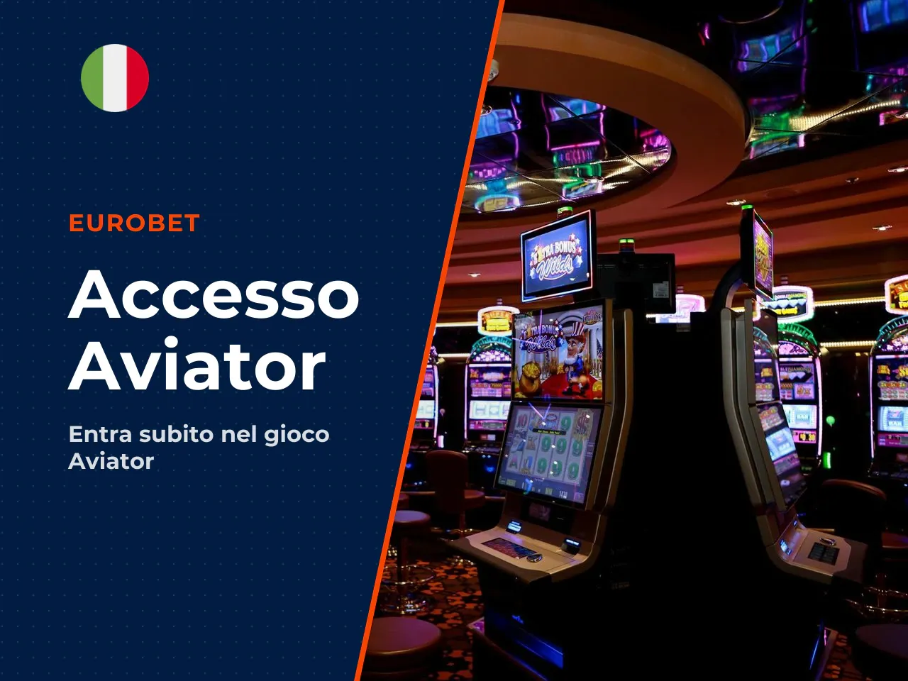 Accesso al gioco dal sito o dall'area casino