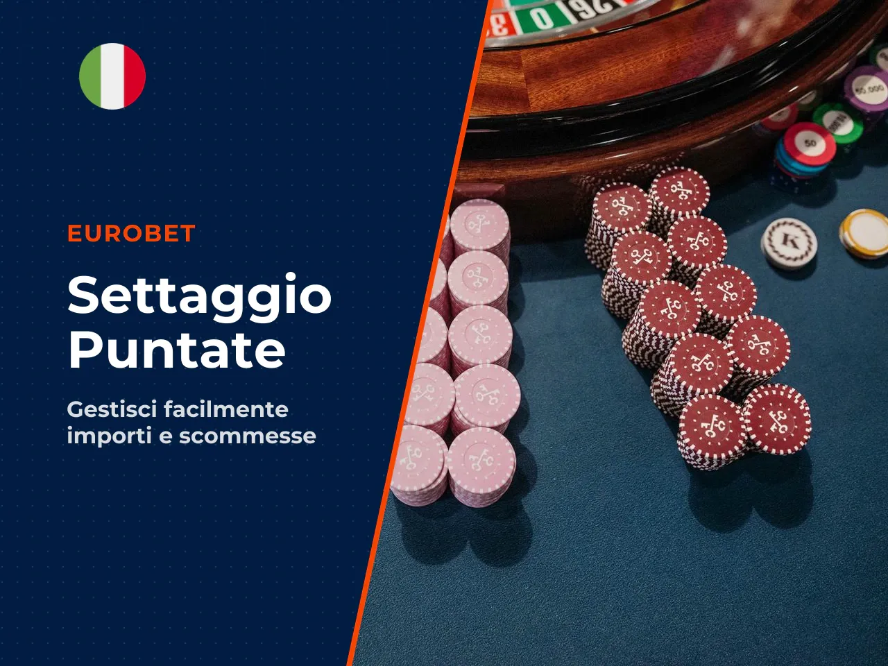 Come impostare importo e scommessa