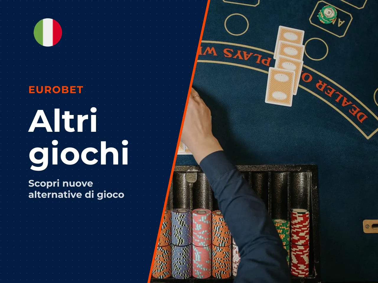 Altri giochi del casinò Eurobet da considerare insieme alla roulette
