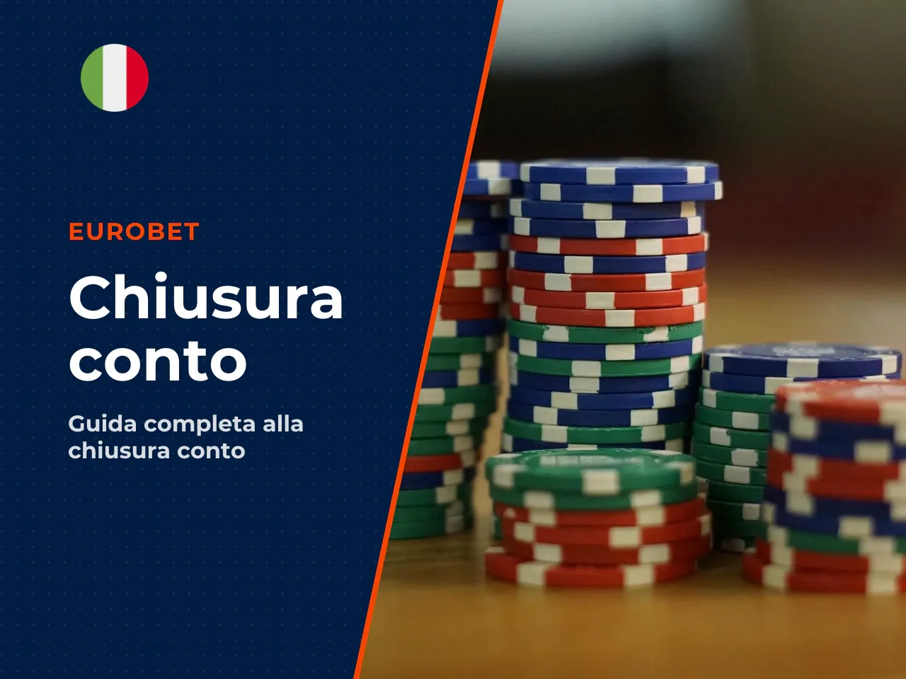 Chiusura dal sito o dall'account Eurobet